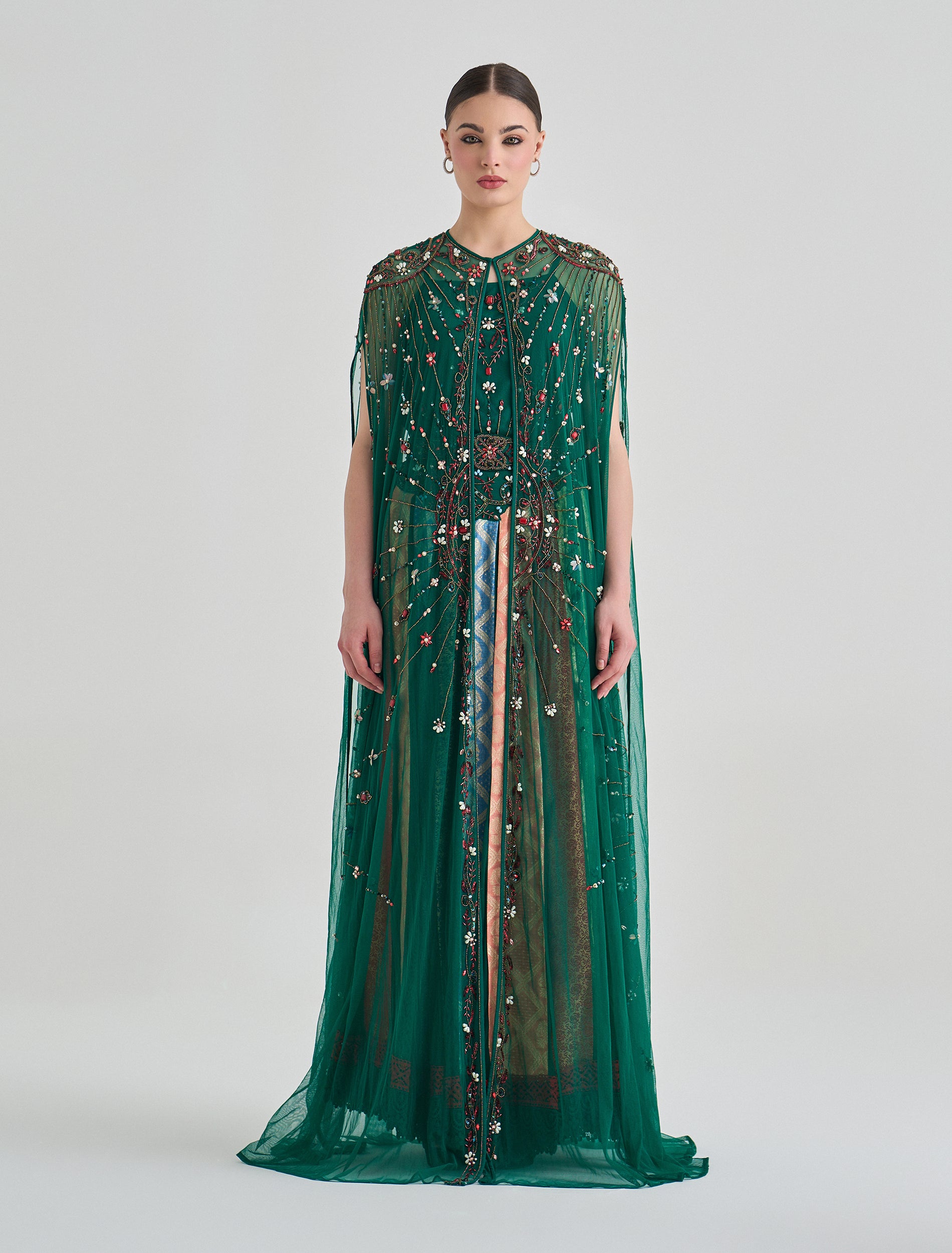 Hand-embroidered 3 Pieces Setطقم