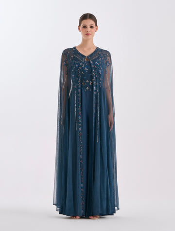 Evening Set with a distinctive design and delicate embroidery