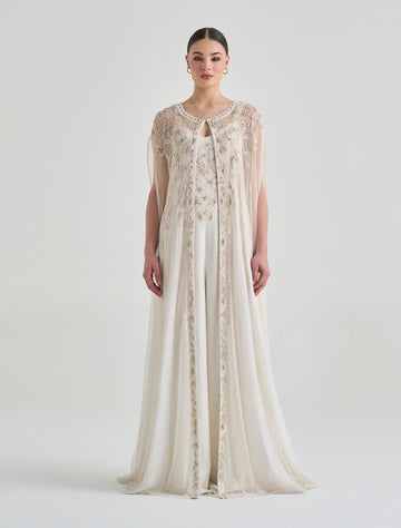 Evening Set with a distinctive design and delicate embroidery