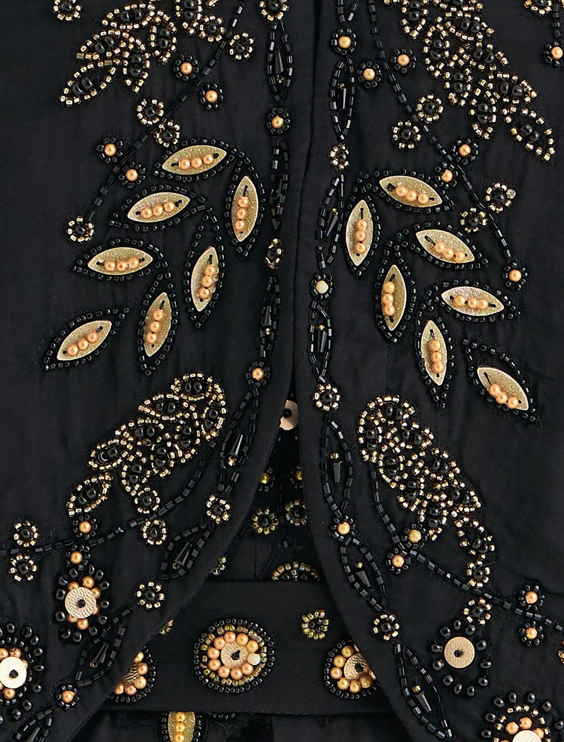 فستان حفلات نسائي أسود طويل مع بوليرو نسائي