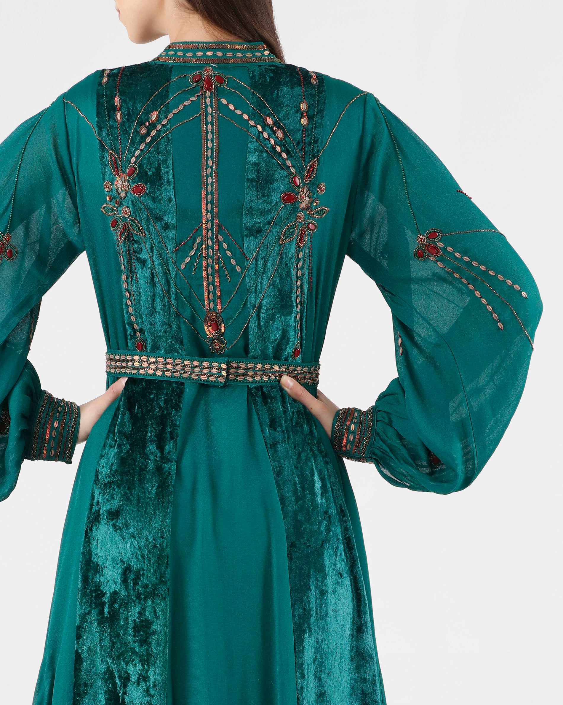 Buy Shalky's Royal Black Evening Dress with Hand Embroidery. Buy Shalky's Royal Black Evening Dress with Hand Embroidery.