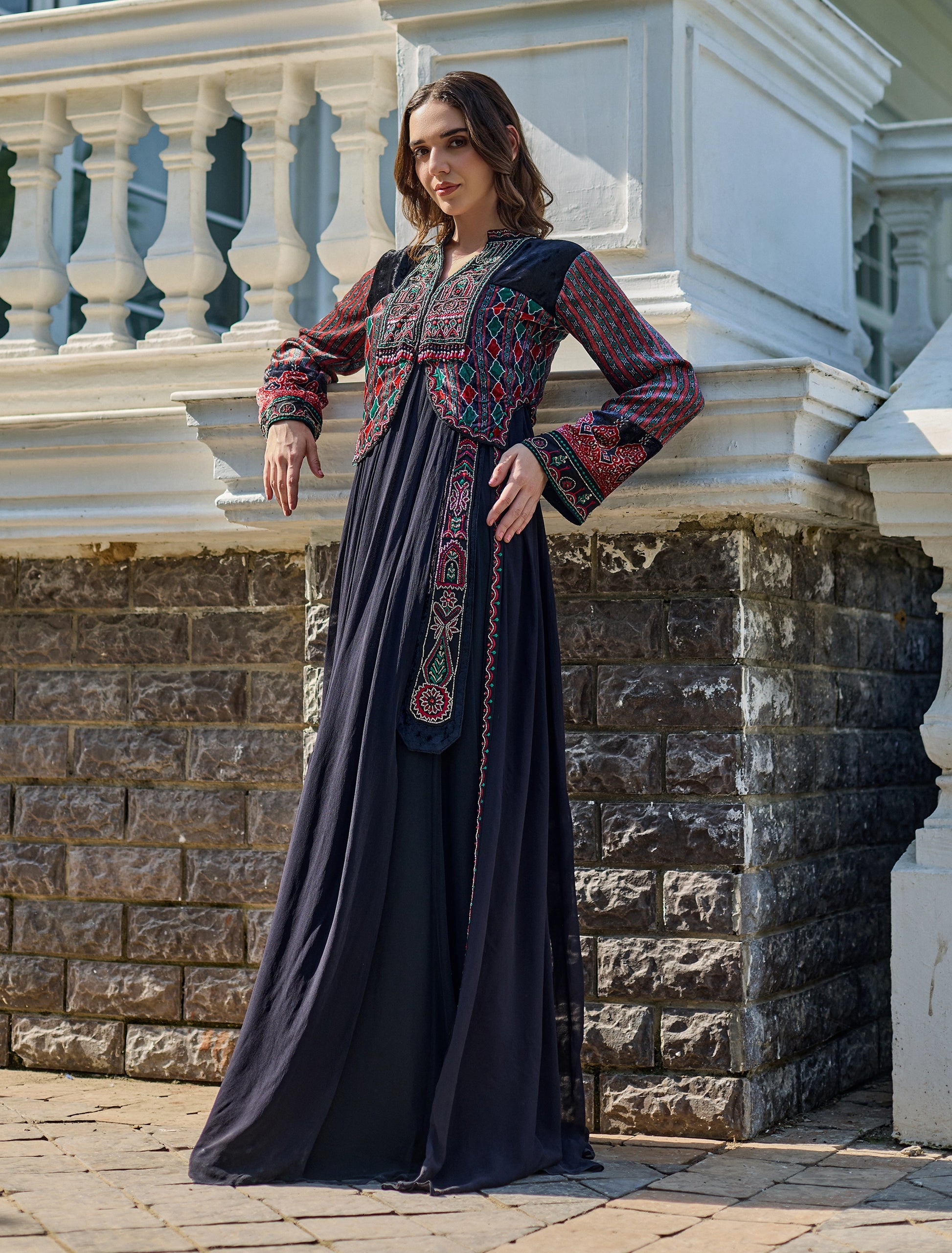 Tulle dress in black