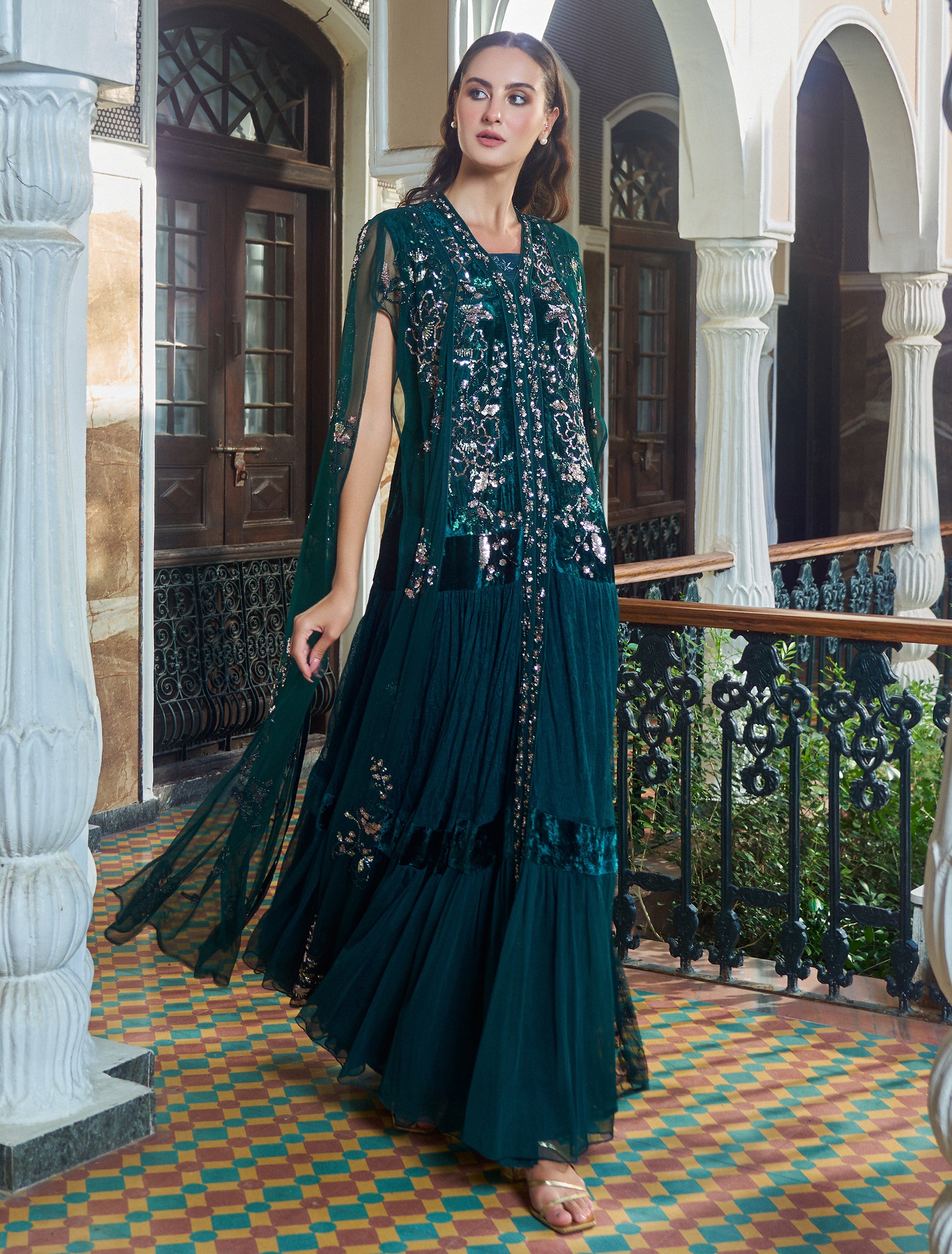 dalan dress- dark green evening dress reviews Del Green Evening Dress| Evening Dresses MADE TO MEASURE / Green / Satin