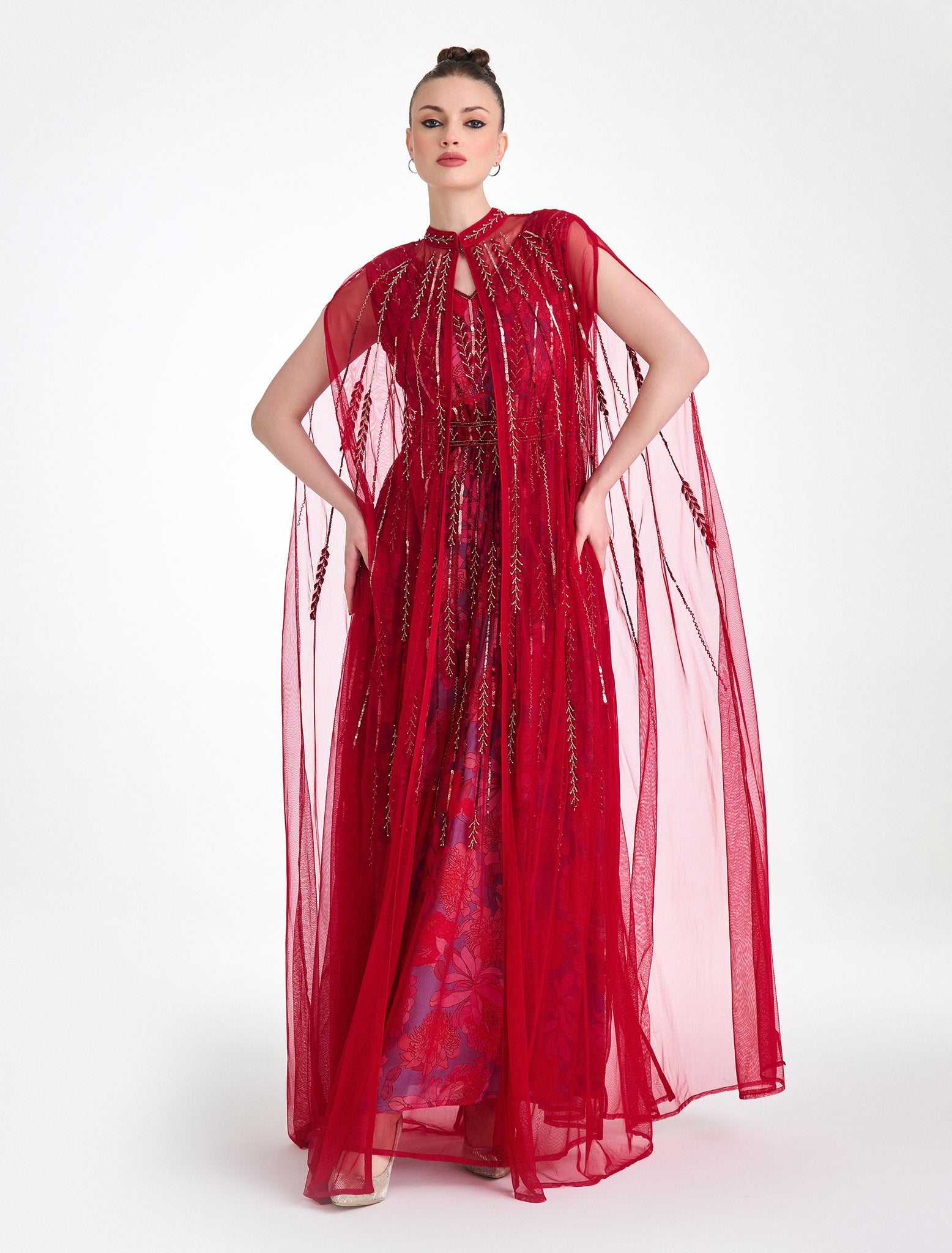 اجمل فستان باللون الاحمر