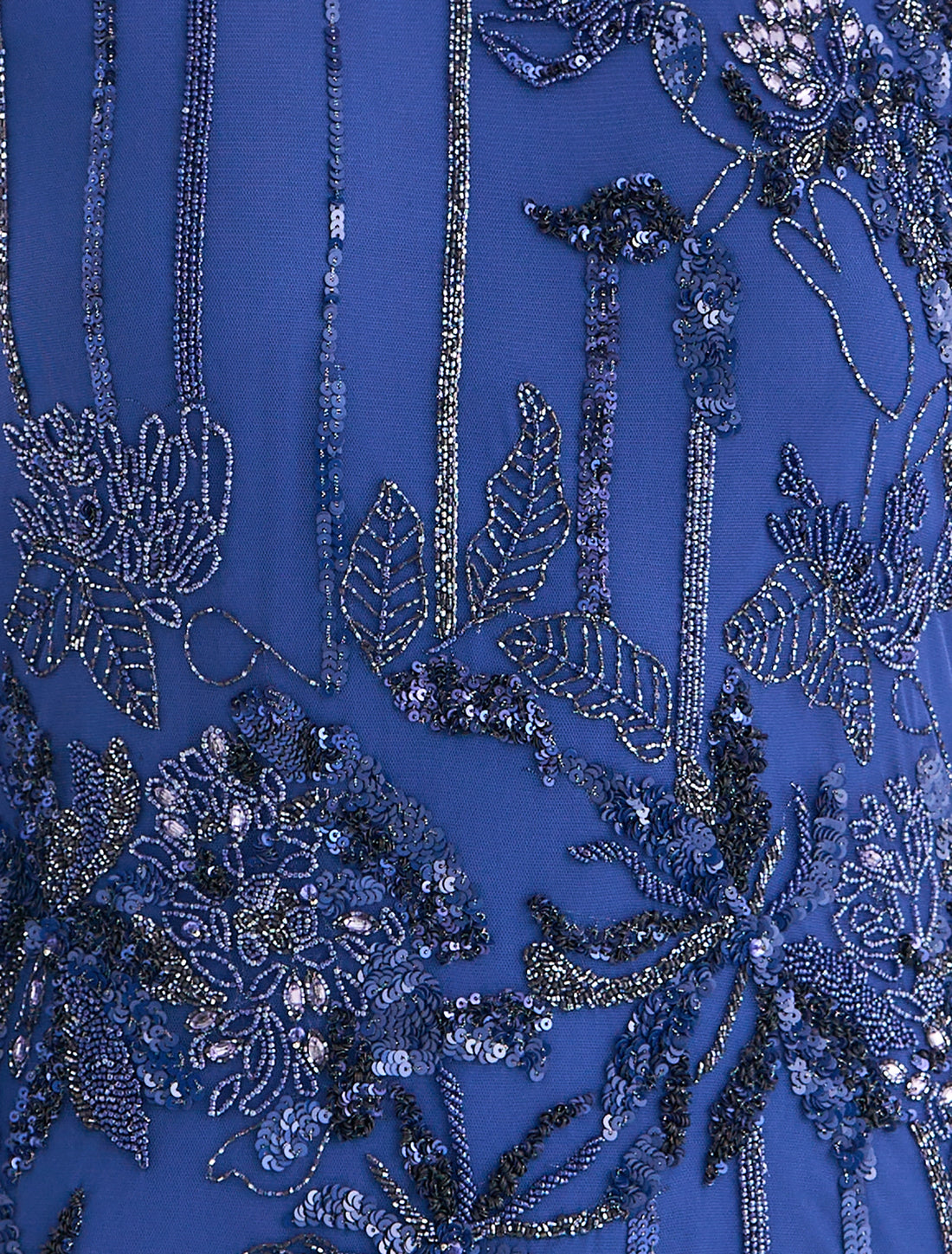 فستان سهرة ملكي مع شال تل ناعم