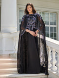 فستان حفلات اسود واسع من شالكي
black party dresss from Shalky