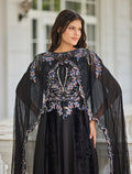 اجمل فستان لون اسود مطرز طويل
long black dresss with embroidery