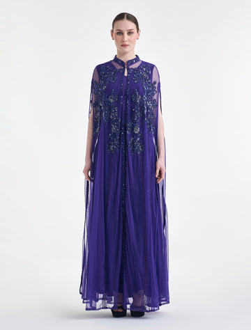 Floral Dress with Hand Embroidery