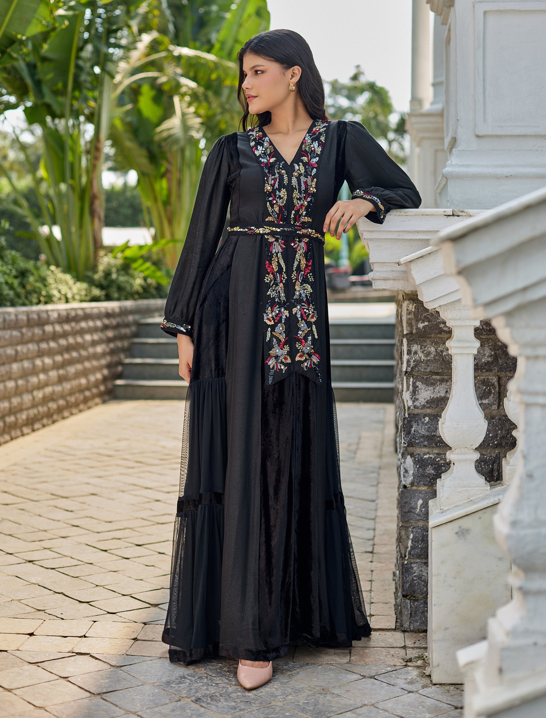 Modest Black dress for women