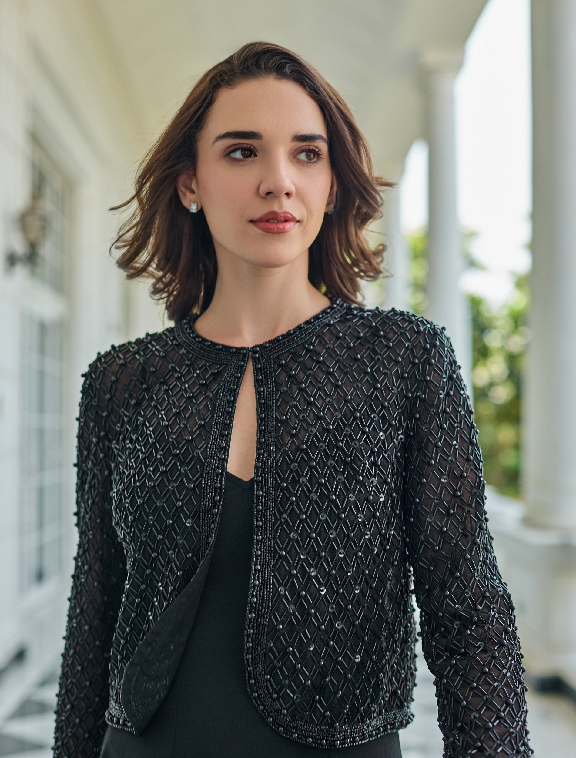 Black Dress for Women with long sleeves 